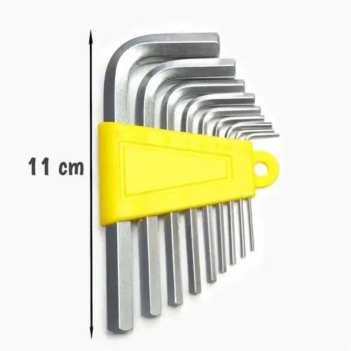 EASTMAN CRV 5/8 INCH SHORT HEX ALLEN KEYS, EAK-2401 (PACK OF 10) in Namibia
