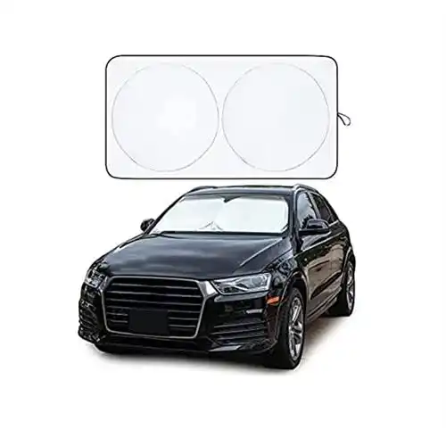 CAR WINDSHIELD SUNSHADE BLOCKS UV RAYS SUN VISOR PROTECTOR in Libya