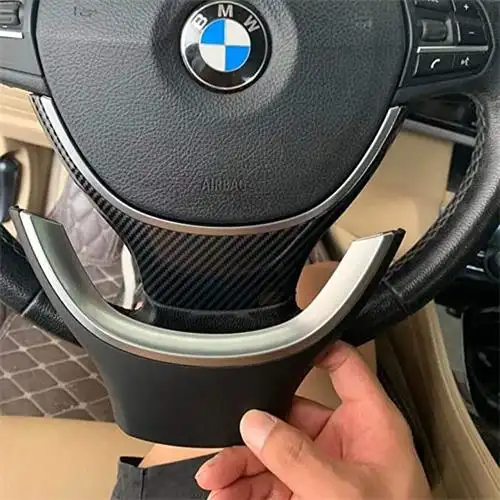 CAR CRAFT 5 SERIES STEERING PLASTIC WHEEL COVER COMPATIBLE WITH BMW 5 SERIES in Libya