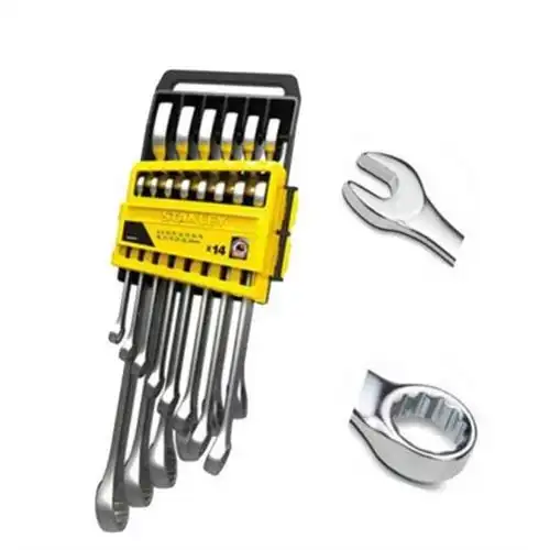 STANLEY 14 PIECES METRIC CRV STEEL COMBINATION SPANNER SET ( PACK OF 4 SETS) in Austria