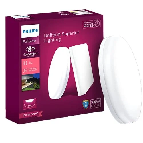 PHILIPS 24-WATT RIMLESS FULL GLOW ROUND SURFACE DOWNLIGHTER LED DOWNLIGHT COOL DAYLIGHT(PACK OF 1) in Timor-Leste