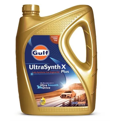 GULF ULTRASYNTH X PLUS 5L FULLY SYNTHETIC API SN+ BS6 READY CAR ENGINE OIL FOR ULTRA SMOOTH DRIVE, 5W-30 in Grenada