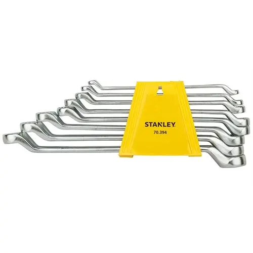STANLEY 8-PIECE MATTE FINISH SHALLOW OFFSET RING SPANNER SET in Austria