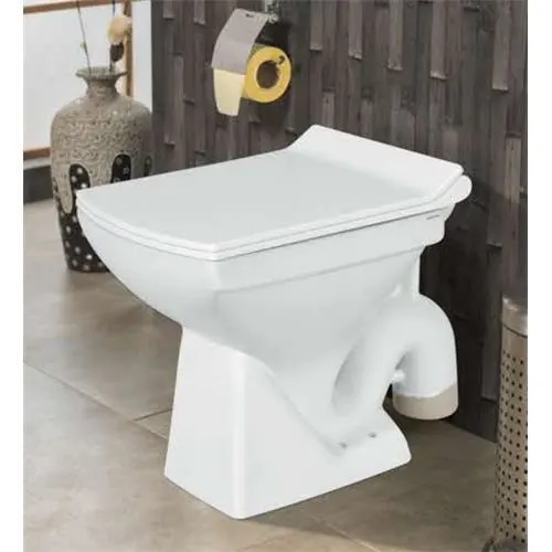 SORONA SQUARE E.W.C FLOOR MOUNT TOILET COMMODE in Antigua and Barbuda
