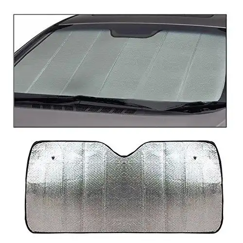 AUTOSTARK CAR FRONT WINDSHIELD FOLDABLE SUNSHADE 126CM X 60CM SILVER BMW 5-SERIES in Albania