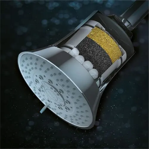 KOHLER RAIN DUET FILTER SHOWER HEAD - CHROME - 109 MM, ABS in Antigua and Barbuda