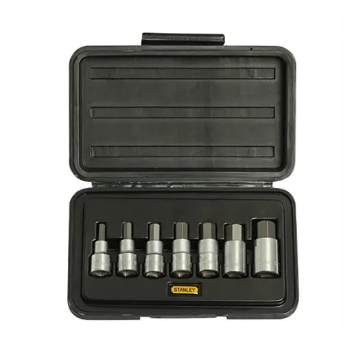 STANLEY 7-PIECE 1/2 INCH SQ. DRIVE HEX BIT METRIC SOCKET SET in Czech Republic