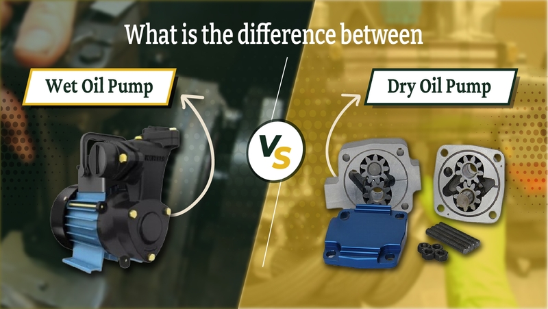 difference between wet and dry oil pump main